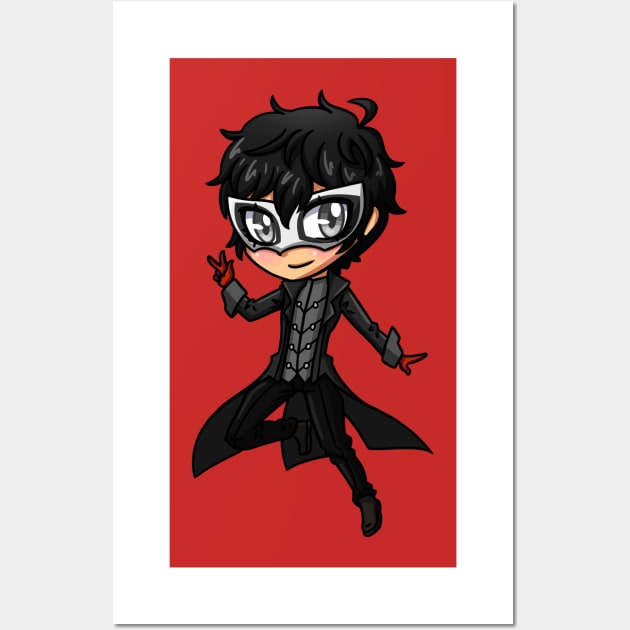 Joker Chibi Wall Art by LankySandwich